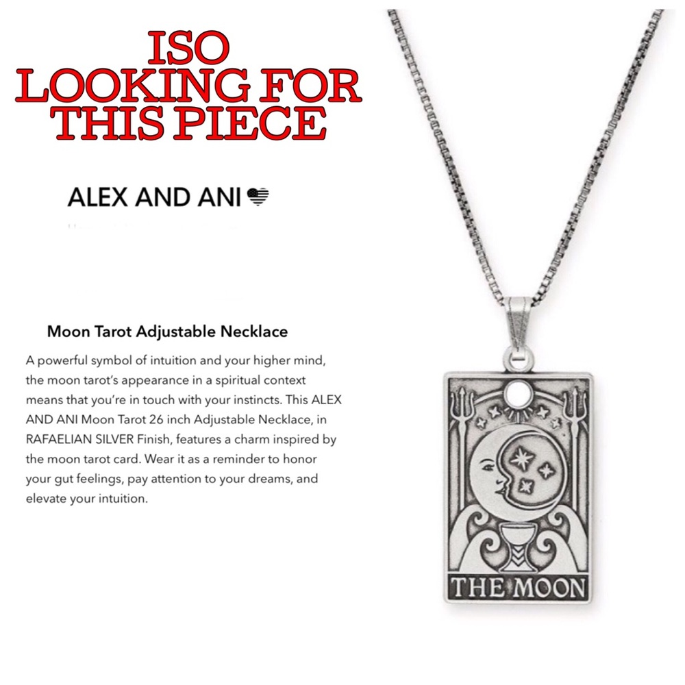 NOT FOR SALE-ISO ALEX & ANI 🖤 Moon Tarot Necklace